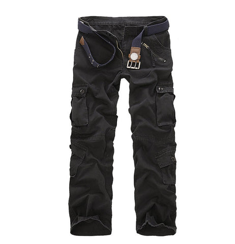 Men's Multi-pockets Loose Fit Trousers