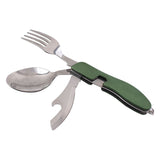 4-in-1 Stainless Steel Camping Utensils