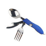 4-in-1 Stainless Steel Camping Utensils