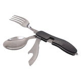 4-in-1 Stainless Steel Camping Utensils