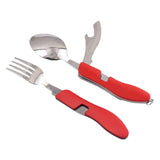 4-in-1 Stainless Steel Camping Utensils